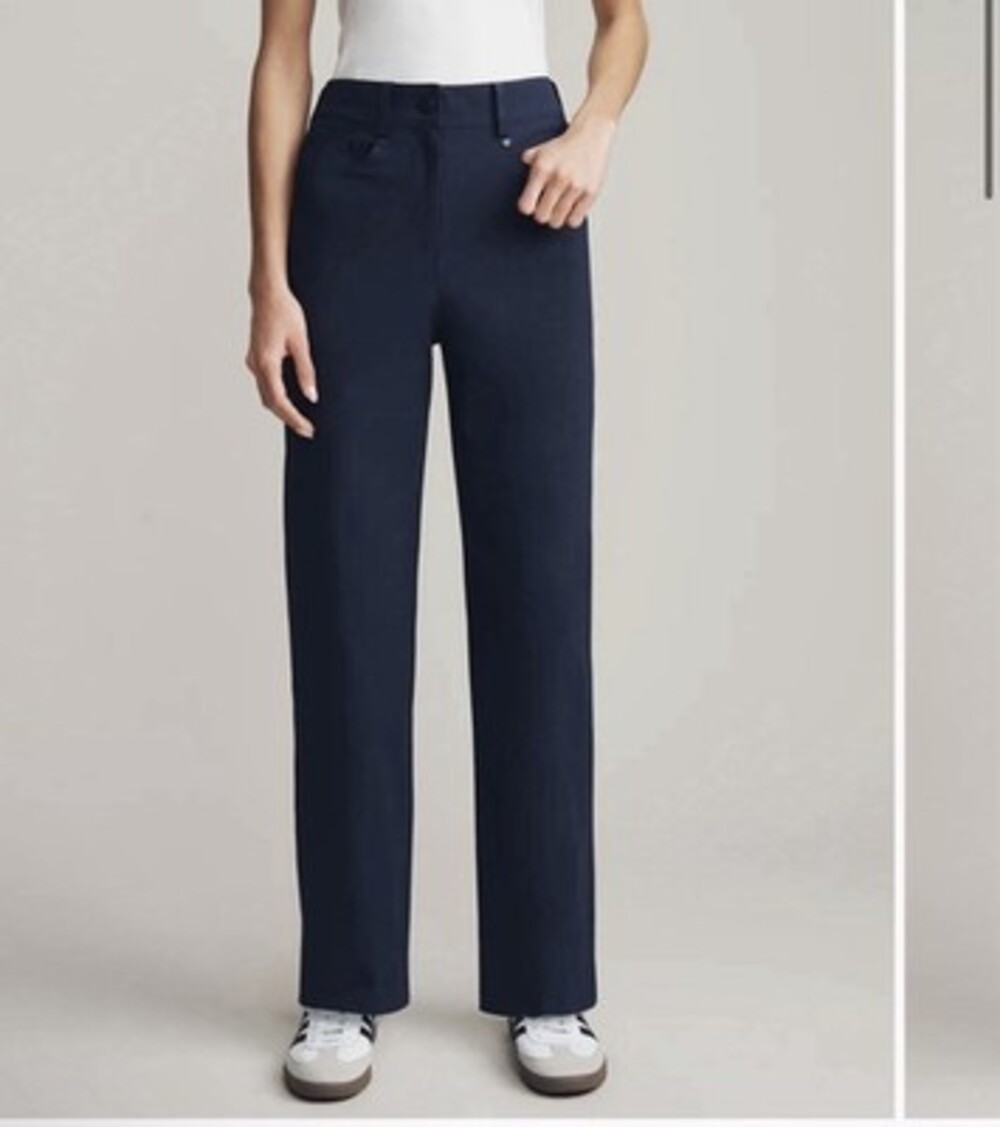 BNWT Rhone Women’s Commuter Straight Leg Work Pant Navy Blue Sz 4 $148